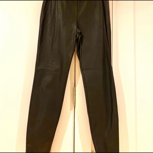 SOLD Zara faux leather leggings nwot - Picture 2 of 5